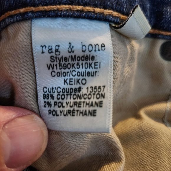 Rag & Bone Jean Keiko Women's Size 25 - Picture 3 of 4